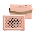 Miniatyrbillede 10 af 11: Bærbar Karaoke Højttalersystem Multifunktionel Mini Sød Bluetooth Højttaler med Mikrofon til Hjem Udendørs Fest Rosa
