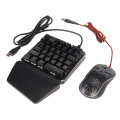 Miniatyrbillede 2 af 11: Tastatur Mus Konverter Sæt Trådløst RGB Mekanisk Tastatur Mus Adapter Combo til PS5 til PS3 til PS4 til Switch