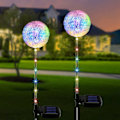 Miniatyrbilde 6 av 8: 2 stk Solcelled Hagebelysning Utendørs 16 Fargerike LED Solcelled Hagebelysning Dekorativ for Patio Hage Landskap