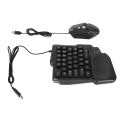 Miniatyrbillede 8 af 11: 4 i 1 Mobilspil Combopak Bluetooth 5.0 Spil Tastatur Mus Konverter med K13 Tastatur G4 Mus og Telefonholder