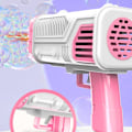 Miniatyrbild 4 av 11: Bubbelblåsare 36 Hål Elektrisk Bubbelskytte Leksak med Ljus Bärbar Fläkt Automatisk Bubbelmaskin Sommar Utomhus Leksak Present till Barn