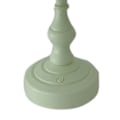 Miniatyrbillede 4 af 5: Charmerende Retro Lotusblad Skrivebordslampe med 3 Lys - Bedårende Lille Natlampe til Pigers Soveværelser i Lysegrøn