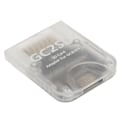 Pikkukuva 2 / 11: GC2SD-kortinlukija Plug and Play Kannettava Ammattimainen Pelikonsoli Mikro Tallennuskortin Sovitin Wii:lle GC:lle Läpinäkyvä