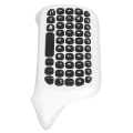 Pikkukuva 5 / 11: Pelikonsolin näppäimistö 2.4Ghz, äänen ja kuulokeliitäntä Xbox Series X Series S One S:lle, valkoinen