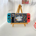 Miniatyrbild 3 av 6: Skyddande Skal för Spelkonsol, Cartoon Transparent Delad Fallskyddsskydd för Switch Typ 4