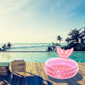 Miniatyrbillede 8 af 8: Oppustelig Havfrue Pool Hjem Børns Pink Rund Swimmingpool Badekar 90cm*22cm