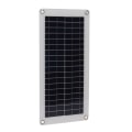 Miniatyrbild 8 av 11: Solpanel Kit Polykristallin 100A Styrenhet 10W 18V Solladdningspanel med Batterilåda Pump för Bilcamping