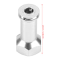 Miniatyrbilde 9 av 10: Forlengelseskobling 24 mm lengre kombinasjonsadapter for Traxxas Slash 1/16 RC-bil (sølv)