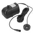 Miniatyrbillede 5 af 11: Solcelled Vandpumpe ABS Nedsænkelig Dekorativ Springvand Børsteløs Pumpe med Lys til Have DC 6V‑24V