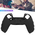 Miniatyrbilde 10 av 11: Matvarekvalitet Sklisikker Silikon Spillkonsollbeskyttelse Gamepad Håndtak Grep for PS5 Joystick (Svart)