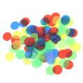 Miniatyrbilde 2 av 11: 100 stk Spillbrikker Transparente 15 mm Diameter Runde 4 Farger Brettspill Tellbrikker