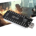 Miniatyrbilde 5 av 9: Arcade-spill USB-koderknappkontroll for Raspberry Pi-verts PC-spillmaskin BlackCY-822C