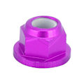 Pikkukuva 7 / 9: 4 kpl Alumiini M4 Rengasmutterit Sopivat Fayee 1/12 WL 1/12 12423 Maastoautolle Violetti 0119P