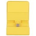 Miniatyrbild 10 av 11: 2-i-1 Laddningsdocka Ersättning Halksäker Typ C Snabbladdningsstation för Switch Host Gul