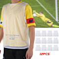 Miniatyrbild 1 av 6: 12-pack Andningsbara Sportvästar för Utomhusträning för Fotboll - Vuxentröjor i Vitt