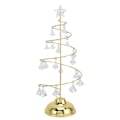 Miniatyrbillede 4 af 10: Varmt Guld LED Juletræ Bordlampe - Elegant Krystal Lys til Soveværelse, Badeværelse og Trappe Dekoration