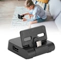 Miniatyrbild 6 av 8: 2-i-1 Universal Vikbart Spelkontrollkonsol Laddningsfäste Bas Skrivbordsladdare för Switch Lite