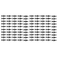 Miniatyrbilde 5 av 11: 100 stk 4/7 mm Slange Mikro Pigg End Plugger Vanningstilbehørsett for Hage Landskapsarbeid Plen