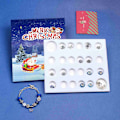 Miniatyrbillede 4 af 5: DIY Julekalender Armbåndssæt: Fejr nedtællingen til jul med 22 charmeperler og 2 smykkefremstillingsarmbåndskæder!