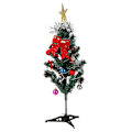 Miniatyrbilde 2 av 10: Julepynt Gavepakke: 60cm Harddekket Tre med Pynt og Fargerike Lys
