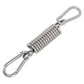 Miniatyrbillede 9 af 9: 304 Rustfrit Stål Heavy-Duty 200kg Belastning 360° Rotation Fjeder til Punching Bag, Gyngestol - Hjem, Camping
