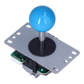 Miniatyrbillede 4 af 11: Arcade Joystick Classic 5 Pin 8 Veje Arcade Joystick Udskiftningsdele til Xbox 360 til PS2 til PS3Blå