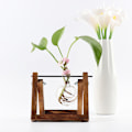 Miniatyrbillede 4 af 10: Ca. 14*28cm retro træramme vase A3 retro ramme + 3 flasker skum