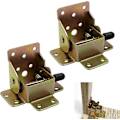 Miniatyrbilde 1 av 5: Self-Locking Folding Brackets Table Bed Locking Folding Legs-2 Pcs with Lock, Foldable Table Bracket, Foldable Bracket for Table Legs and Benches