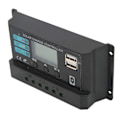 Miniatyrbillede 7 af 10: LCD Solpanel Opladningsregulator, 10A Fotovoltaisk Regulator til 12V/24V Systemer, Automatisk Justering, Sort Design
