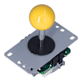Miniatyrbild 7 av 11: Arcade Joystick Klassisk 5-stifts 8-vägs Arcade Joystick Ersättningsdelar för Xbox 360 för PS2 för PS3 Gul