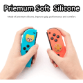 Miniatyrbild 3 av 5: 4 st Söta Tumgreppskåpor Kompatibla med Switch/Switch OLED/Switch Lite Konsol, Mjuk Silikon Analog Stick Knappskydd för Joy-Con-Kontroller, Joys