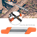 Pikkukuva 11 / 11: 5,5 mm 2-in-1 ketjusahan teroitin, teroitustiedosto sopii STIHL 5605 750 4303 ketjulle 3/8in P ja 404Orange