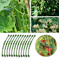 Miniatyrbillede 7 af 11: 12 stk. tomatobur-gitterstativ-forbindelser (grøn) (enkelt længde 25,4 cm)