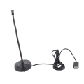 Miniatyrbillede 2 af 11: Svanehals Trådløs Mikrofon Sort 360 Grader Optagelse Desktop Svanehals Mikrofon til Karaoke Konference Optagelse USB