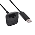 Pikkukuva 3 / 9: Microsoft Xbox 360:lle langaton ohjain USB-laturi nopea latauskaapeli (musta)