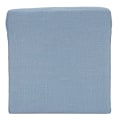 Miniatyrbilde 4 av 11: Hjemme-Yoga Matte Kvadratisk Myk Gulv Pute Avtakbar Vaskbar Meditasjonsmatte Pute Blå 40 x 6cm (L x B x H)