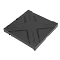 Miniatyrbild 5 av 11: Dammskydd för spelkonsol, ABS Dammskydd med VR-utdragbart förvaringsfäste för Xbox Series X Svart