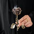 Miniatyrbilde 2 av 4: 【02】Vintage røkelsesbrenner med roseduft Aromaterapi Diffuser Hjem A