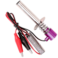 Miniatyrbillede 5 af 10: 6V -24V Elektronisk Glødeplugsstarter Tændrør Passer til Nitro RC Bilmotor (Lilla)