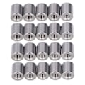 Miniatyrbild 7 av 10: 20-pack M6 Honmutter Runda Koppling - Cylindriska Kopplingmutter i 304 Rostfritt Stål