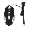 Miniatyrbilde 1 av 11: Trådløs Spillmus USB Optisk Datamus med RGB Bakgrunnsbelysning 4 Justerbare DPI Opptil 3600 Bærbar Stille Mus for Windows 7 8 10 XP Svart