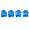 Miniatyrbilde 5 av 9: 17mm Hjul Hex Nav Adaptermutter Støvdeksel for HSP HOBAO TEAM C 1/8 RC Bil (Blå)