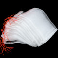 Miniatyrbilde 10 av 10: (20 stk) Nylon nettingpose frøpose stor frøbløtleggingspose frukt insektsikker gasbind 25*15