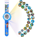 Miniatyrbilde 1 av 5: Barneklokke, projeksjonsleker, digitalt armbåndsur med projektor, barneleke - 24 projeksjonsmønstre, smartklokke med digital projektor for gutter og Gi