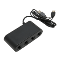 Miniatyrbillede 6 af 11: GC Controller Adapter 4 Porte 3 i 1 Spil Controller Adapter med Turobo Funktion til Switch til Wii U PC