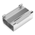 Miniatyrbillede 5 af 11: Metal Beskyttelsesetui Holdbart CNC-bearbejdet Aluminiumlegeringsetui til Raspberry Pi 3rd Sølv
