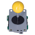 Miniatyrbild 10 av 11: Arcade Joystick Klassisk 5-stifts 8-vägs Arcade Joystick Ersättningsdelar för Xbox 360 för PS2 för PS3 Gul