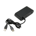 Miniatyrbilde 10 av 11: GC-kontrolleradapter med 4 porter, 3-i-1 spillkontrolleradapter med Turbo-funksjon for Switch for Wii U PC