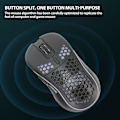 Miniatyrbild 5 av 11: 4-i-1 Mobilspel-kombopaket Bluetooth Mobilspelkontroll Speltangentbord Muskonverterare för Android för iOS