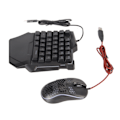 Pikkukuva 3 / 11: Näppäimistömuunninsetti Hiljainen Suunnittelu Plug and Play Pelikonsolin Näppäimistö ja Hiiri Muunnin PS4:lle XboxONE:lle Switchille